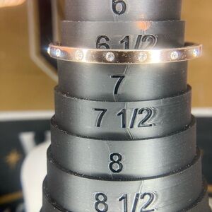 Kate Spade Hinged Bracelet with Clear Crystal Accents plus Stud Earrings